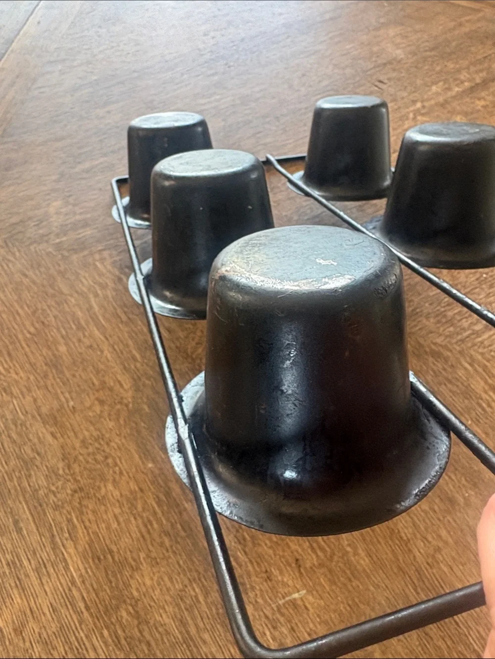 VTG steel wire-frame popover pan